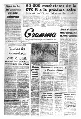 Газета «Гранма».